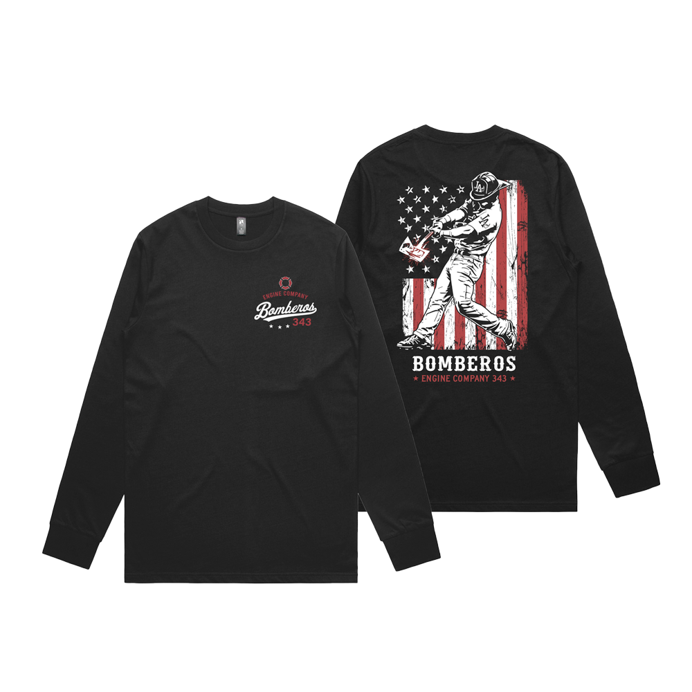 Bomberos 343 - USA Dodgers Swing L/S Tee