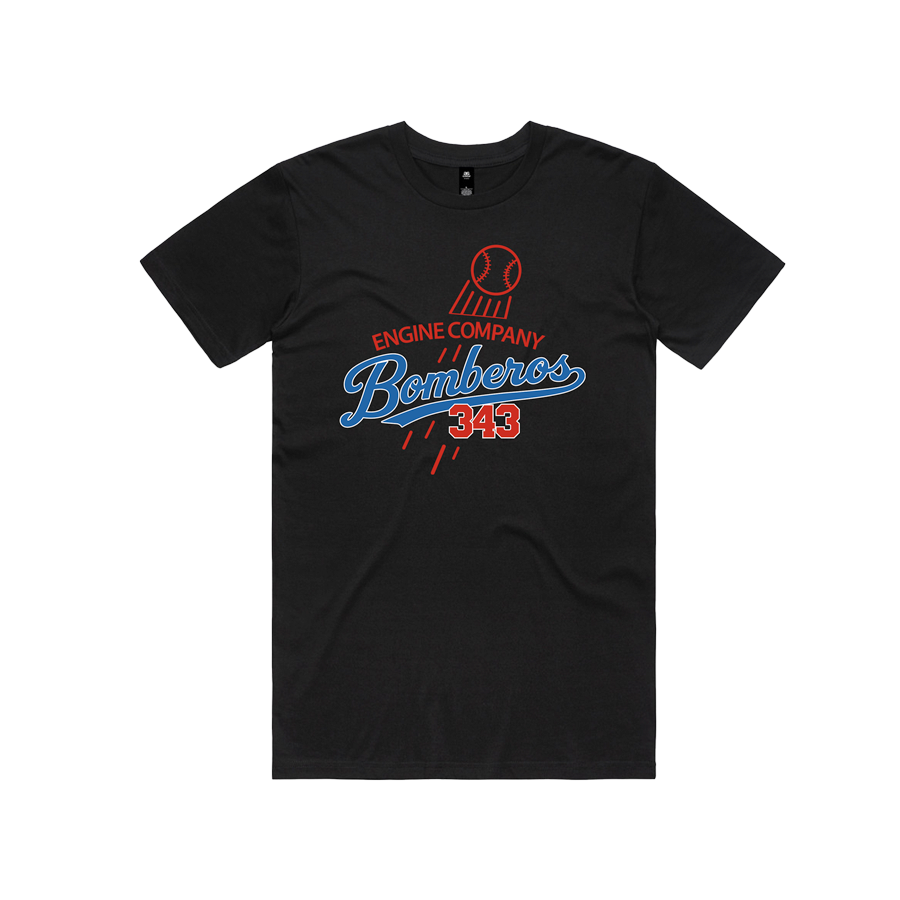 Bomberos 343 Dodgers Logo - Tee