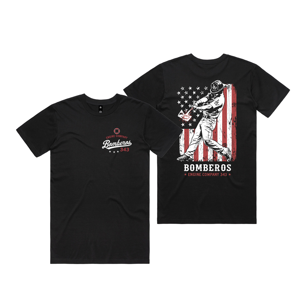 Bomberos 343 - USA Dodgers Swing Tee