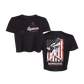 Bomberos 343 - USA LA Swing Womens Crop Tee